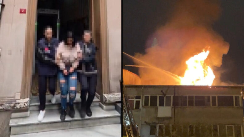 'Erkek arkadaşının' içeri girmesine izin vermedi, binayı ateşe verdi