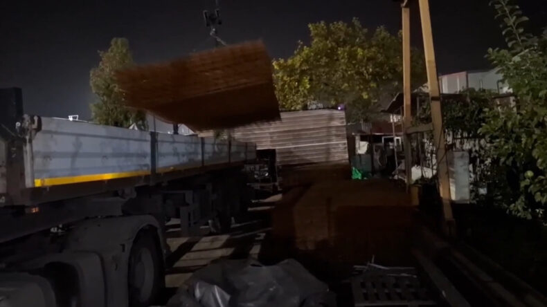 18 Ton Çelik Hasır Çalındı: 2 Kişi Tutuklandı