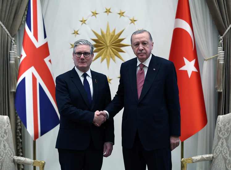 Tören sırasında bir an