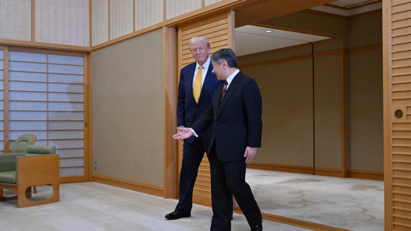 Trump ve Japonya İmparatoru Görüşmesi