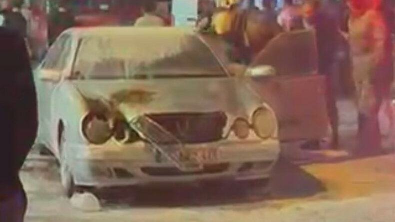 Aile i&ccedil;i kavga feci bitti! Otomobiliyle birlikte kendini ateşe verdi