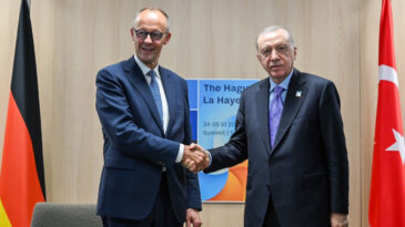 Alman Başbakan'a T&uuml;rkiye'de muhalefetle g&ouml;r&uuml;şme &ccedil;ağrısı