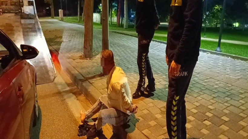 Alkollü sürücü olay anı