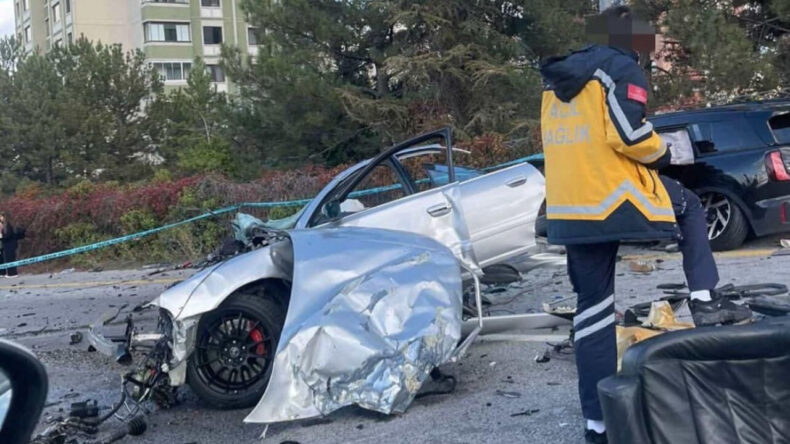 Ankara'da İki Araç Çarpıştı: 1 Kayıp, 2 Yaralı