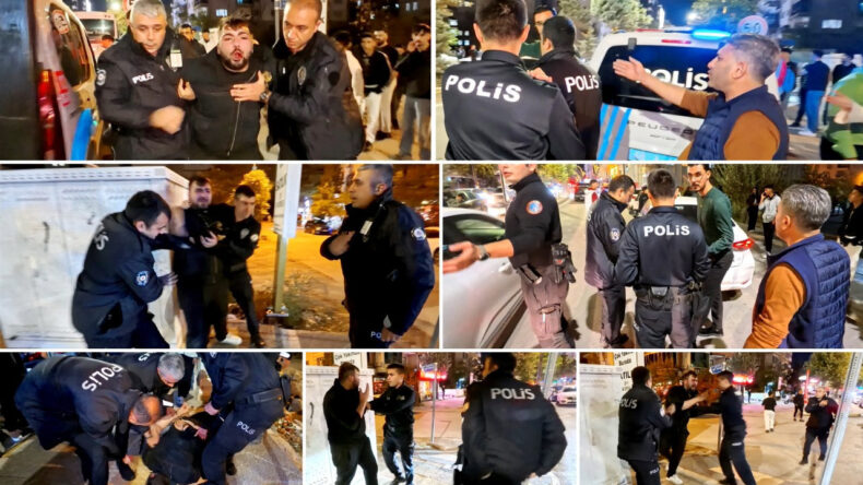 Ara&ccedil;lara Zarar Verip Polise Direndi: "&Ouml;ld&uuml;r&uuml;n Beni" &Ccedil;ığlığı