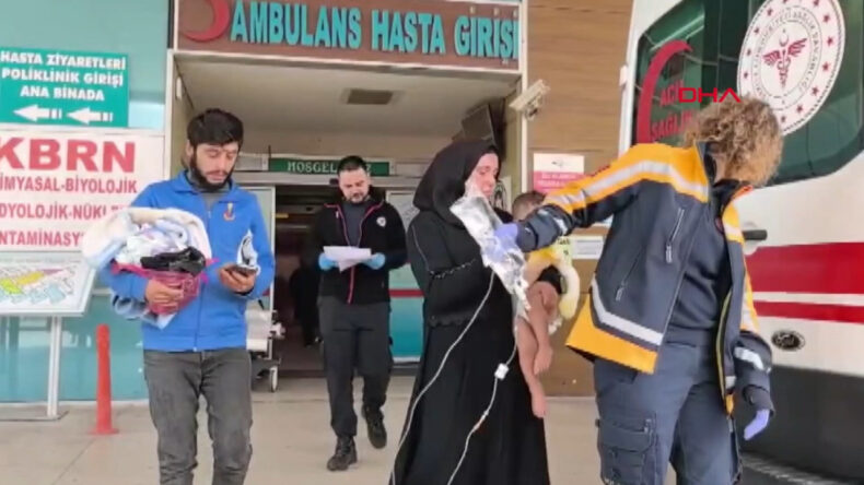 Bebek Bahçede Yakılan Ateşe Düşerek Yaralandı