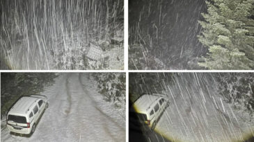 Bolu&rsquo;nun Y&uuml;ksek Kesimlerine Kar Yağdı