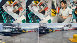 Çanakkale Boğazı'nda balıkçılar denizde çırpınan bir kişiyi kurtardı