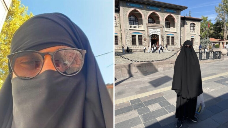 Çarşafla Dolaşan Erkek Gözaltına Alındı