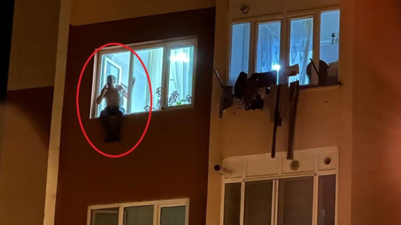 Damat dehşeti: Kayınpederine bıçakla saldırdı, polise direndi