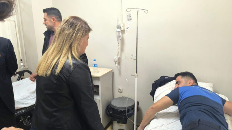 Denetimdeki zabıtaya bıçaklı saldırı