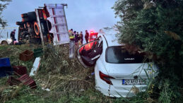 Devrilen Kamyonet Karşı Şeride Geçti: Ölü ve Yaralılar Var