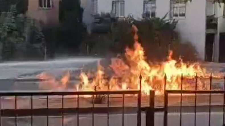 Doğal Gaz Sızıntısında Sigara İle Çıkan Yangın