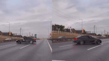 D&uuml;ğ&uuml;n Konvoyunda Drift Yapan S&uuml;r&uuml;c&uuml;ye Cezalar Yağdı