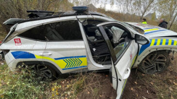 Ekip Aracı Takla Attı, 3 Polis Yaralandı