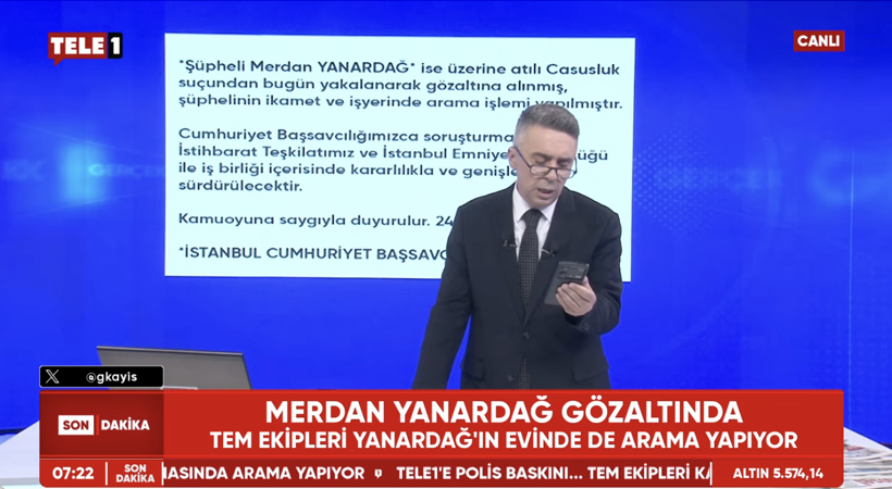 İmamoğlu ve Yanardağ'a yönelik casusluk suçlaması