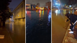 Esenyurt'ta Yollar Göl Haline Geldi, Evlerde Su Baskını Yaşandı