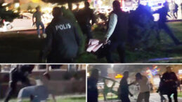 Eski ve Yeni Sevgili Arasında Kavga: Park Boks Ringine D&ouml;n&uuml;şt&uuml;