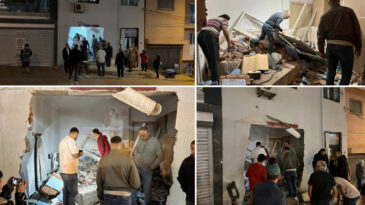 Freni Boşalan Kamyon Apartmana Girdi