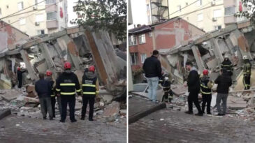 Gebze'de Bina &Ccedil;&ouml;kt&uuml;: &Ccedil;ok Sayıda Ekip Olay Yerinde