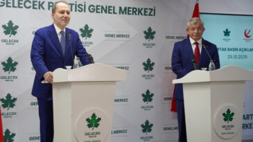 Gelecek ve Yeniden Refah Partisi'nden İttifak Mesajı