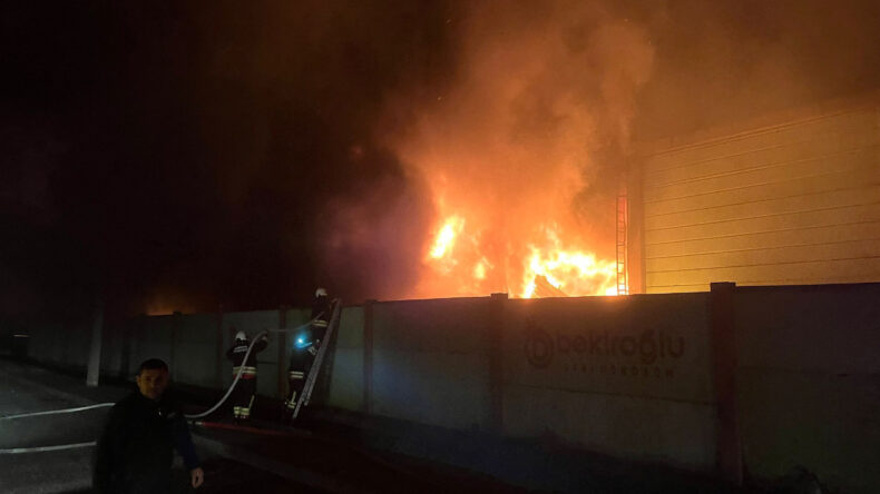 Geri D&ouml;n&uuml;ş&uuml;m Tesisinde Yangın: 30 Milyon TL Zarar
