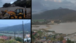 Gökçeada'yı Sel Vurdu