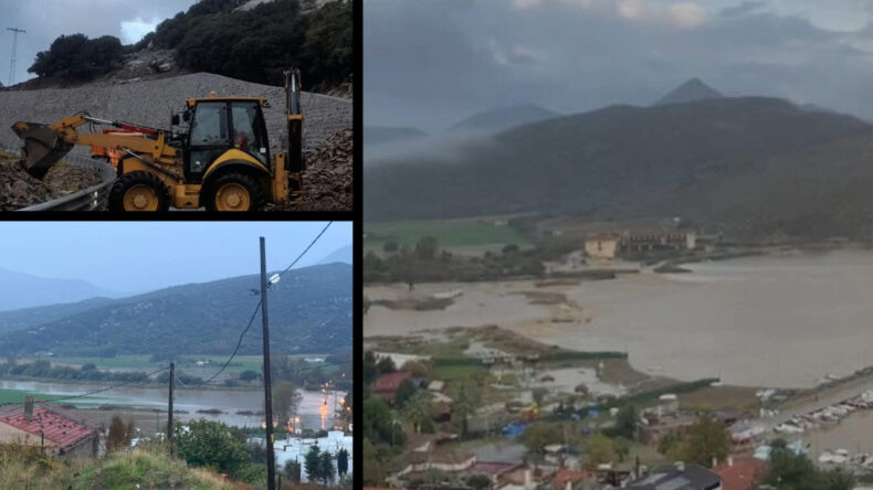 Gökçeada'yı Sel Vurdu