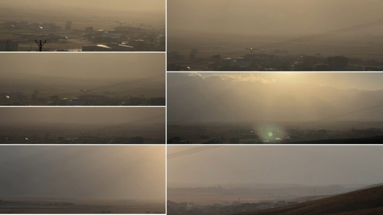 Hakkari'de Toz Bulutu Etkisini Gösterdi