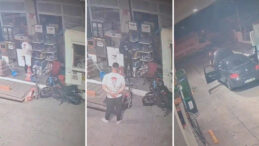 Hırsızların Cüretkarlığı Şaşırttı: Hem Çaldılar Hem Görevliyle Sohbet Etti