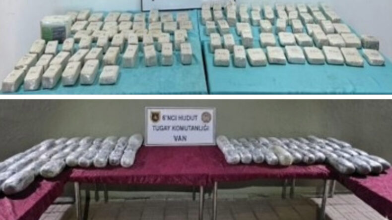 İki İlin Sınır Hatlarında Uyuşturucu Ele Geçirildi