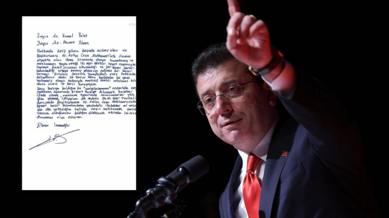 İmamoğlu El Yazısıyla Direkt Katılmak İstedi