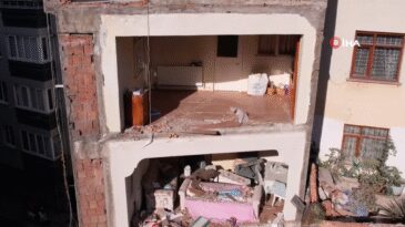 İstanbul&rsquo;da Kentsel D&ouml;n&uuml;ş&uuml;m: Yan Bina Duvarsız Kaldı