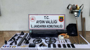 Ka&ccedil;ak Kazı Yapanlara Eş Zamanlı Operasyon