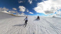 Kar Kalınlığı 40 Santimetreye Ulaştı: Ergan Dağı'nda İlk Kayak Yapıldı