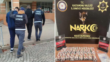 Kastamonu&rsquo;da Uyuşturucu Operasyonu: İki Kişi Tutuklandı