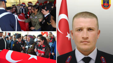 Kazada Şehit Olan Astsubay Son Yolculuğuna Uğurlandı