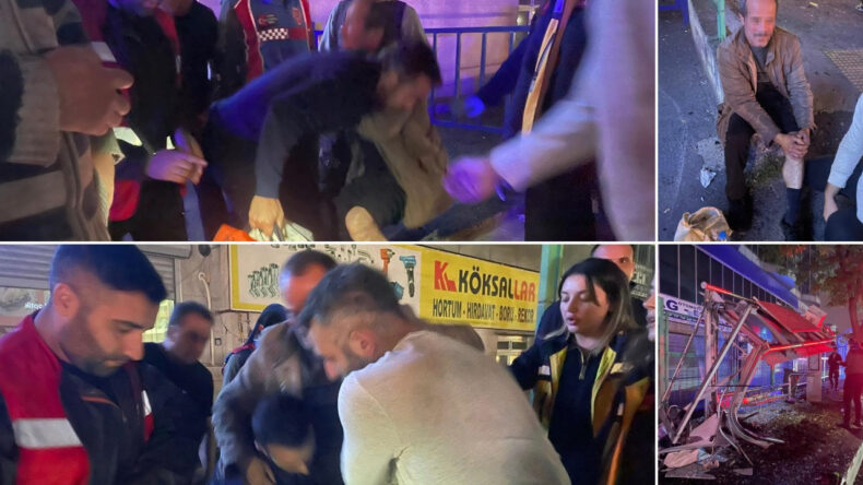 Kontrolden Çıkan Araç Durağa Daldı: 1 Yaralı