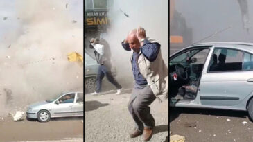 Kontroll&uuml; Yıkım Kaosa Neden Oldu: Camlar Parampar&ccedil;a