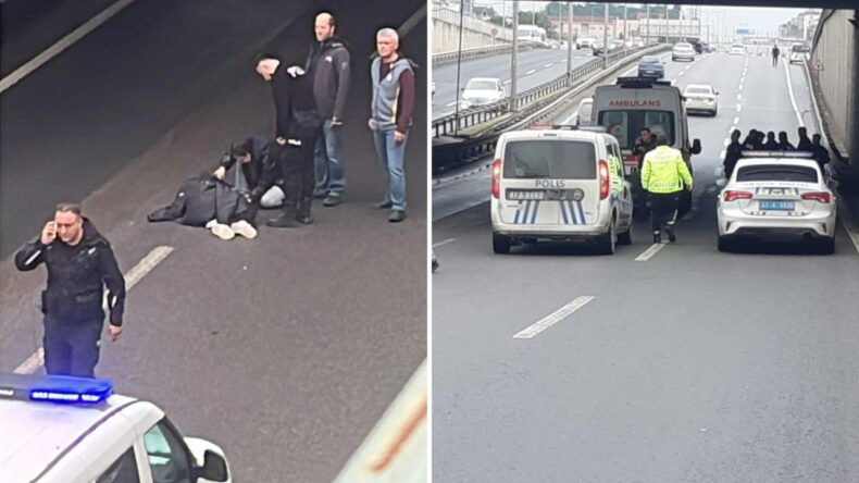 Köprüde Şüpheli Olay: Genç Kadın Asfalta Düştü