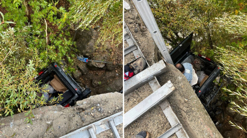 K&ouml;pr&uuml;den U&ccedil;tu, Ağa&ccedil;ta Asılı Kaldı