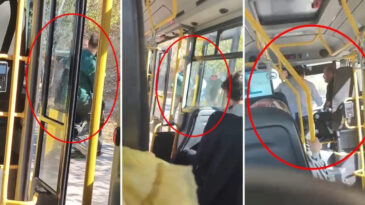 &lsquo;Durak Harici Yasak&rsquo; Dedi, Yumruk Yedi: Minib&uuml;ste Kavga &Ccedil;ıktı!