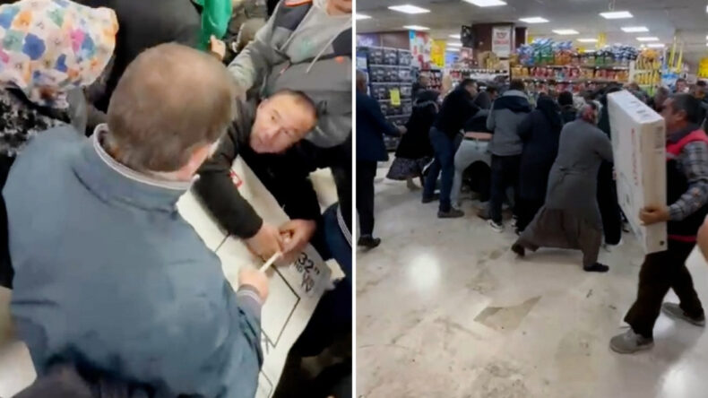 Mağazada Televizyon İzdihamı