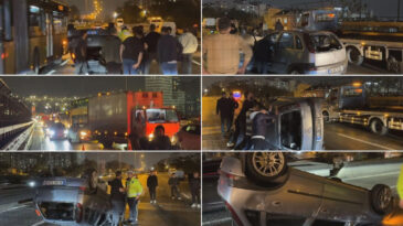 Makas Atarak İlerledi, Zincirleme Kazaya Sebep Oldu