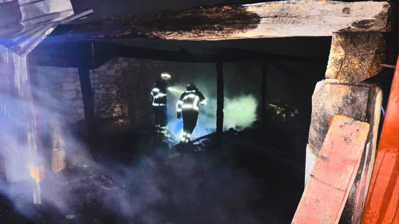 Marangoz Atölyesinde Yangın Çıktı