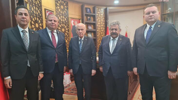 MHP Komisyon &Uuml;yeleri Bah&ccedil;eli'ye Bilgilendirme Yaptı