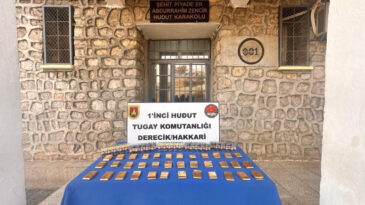 MSB Duyurdu, Sınırda Altın Yakalandı