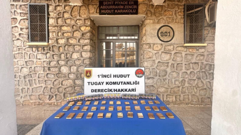 MSB Duyurdu, Sınırda Altın Yakalandı