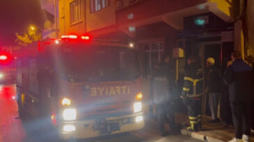 Ocakta Unutulan Yemek Yangına Neden Oldu