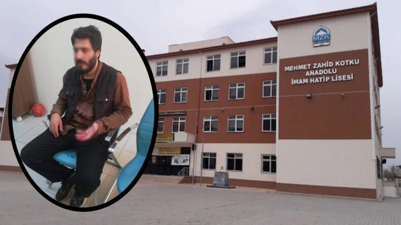 Okul Bah&ccedil;esine Girip &Ouml;ğrenciyi Gasbetmeye &Ccedil;alıştılar: &Ouml;ğretmen Hastaneye Kaldırıldı